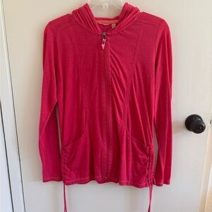 Athleta Coral Hooded Jacket with Adjustable Sides and Sleeves